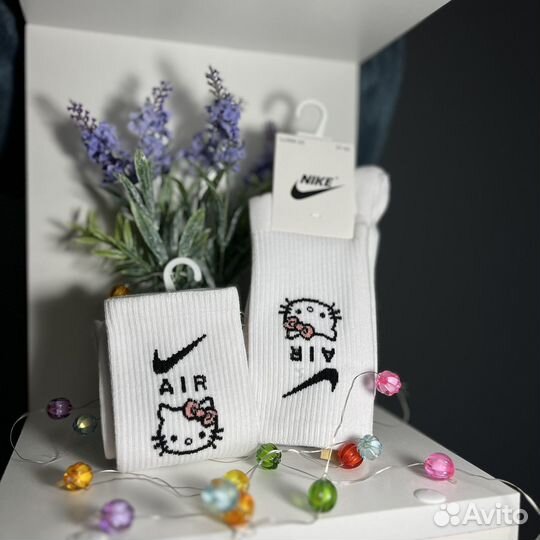 Женские носки nike hello kitty