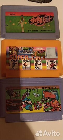 Катриджи для dendy 90