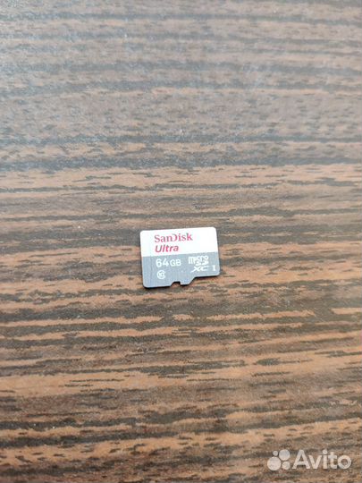 Карта памяти MicroSD 64gb