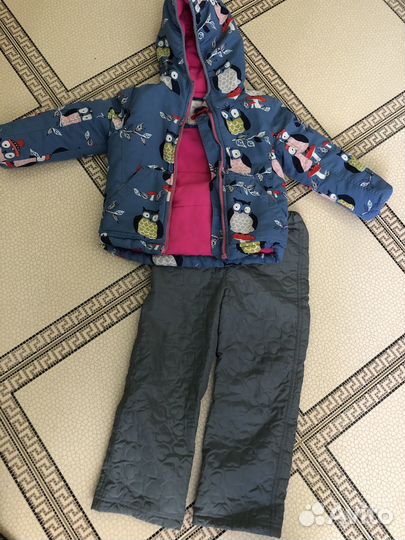 Теплые вещи для девочки от 4 лет