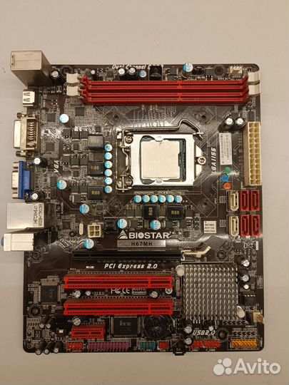 Материнская плата с процессором Biostar H67MH