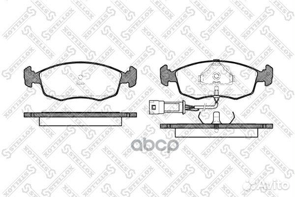 183 002-SX 172 02FDB276 колодки дисковые п Fo