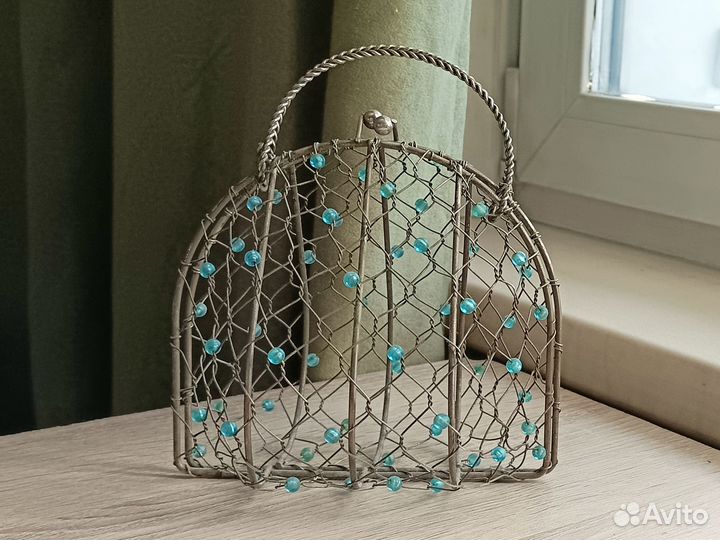 Сумочка ажурная металл для коллекции