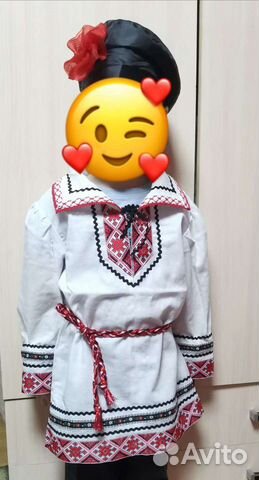 Русская народная рубашка и кепка