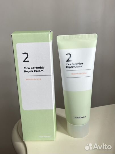 Крем для сухой кожи Numbuzin, с центеллой