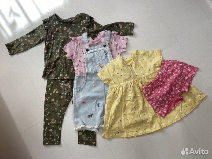 Одежда на девочку 80 86 пакетом