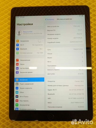 Планшет Apple iPad Air (пд24)