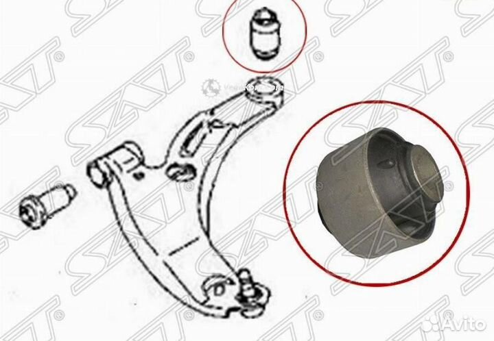 Сайлентблок рычага Mazda Premacy 323 Familia Astina protege 99- STC10034460B
