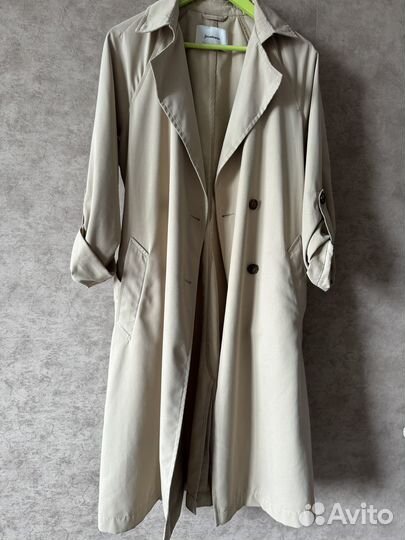 Плащ тренч stradivarius
