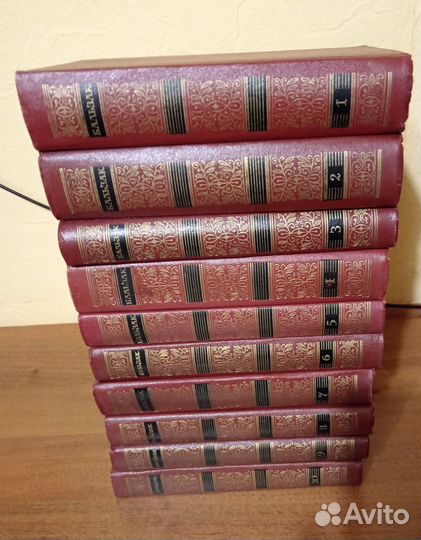 Оноре де Бальзак, собрание сочинений в 10 томах