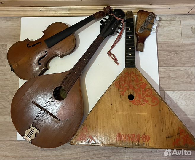 Балалайка, скрипка, мандолина СССР