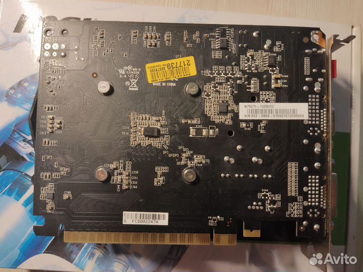 Видеокарта Nvidia Geforce GTX 750 TI (1gb)