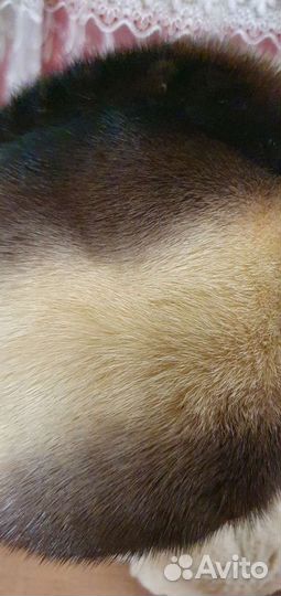 Берет норковый мягкий