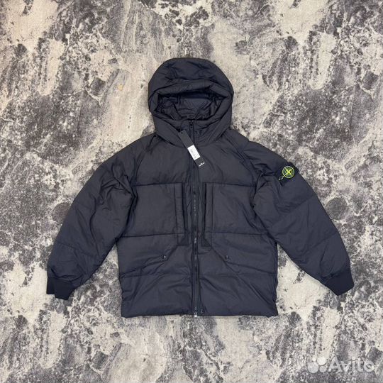 Пуховик Stone Island 40723 garment dyed crinkle re