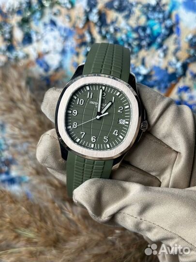 Часы Patek Philippe Aquanaut Aquanaut 5168G-010 + подарок 1 год гарантии
