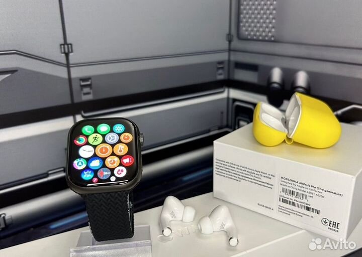 Комплект для парня Apple Watch 9 + Airpods