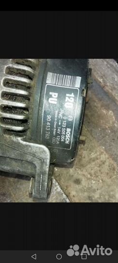 Генератор опель X25xe x30xe