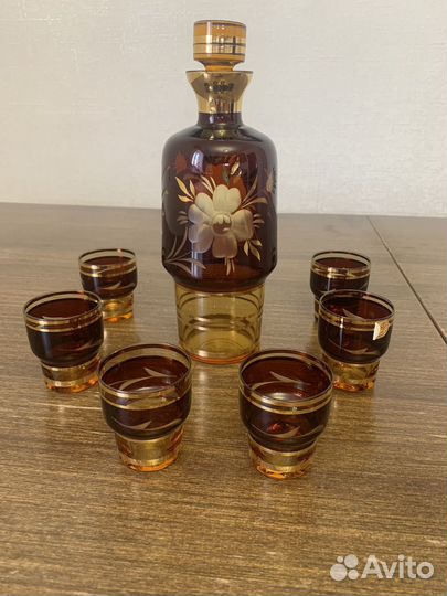 Графин и стопки чехия