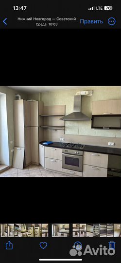 Кухонный гарнитур с техникой бу