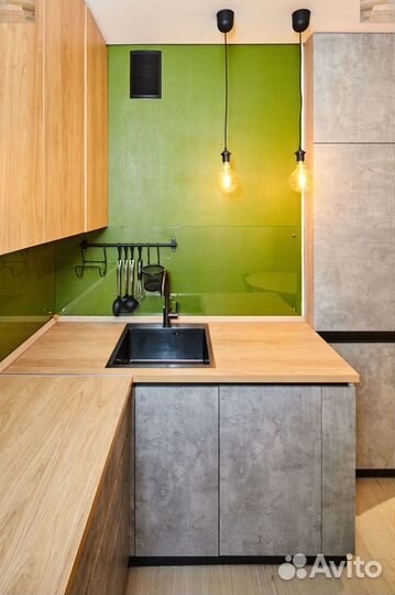 Изготовление кухни Угловая.Лофт гармоничная