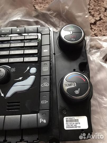 Панель блока климата Volvo