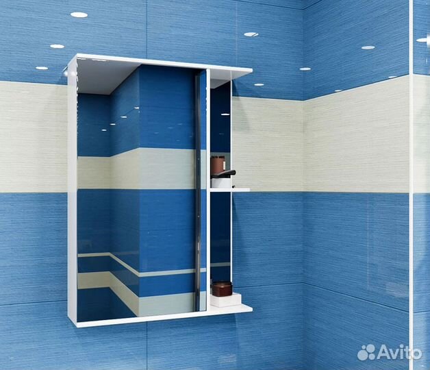 Зеркальный шкаф mixline 525513 Белый