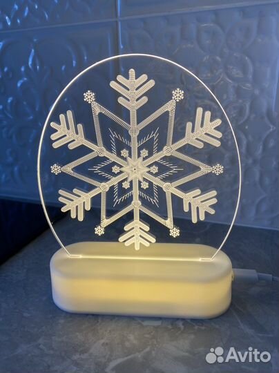 Светильник / ночник новогодний новый