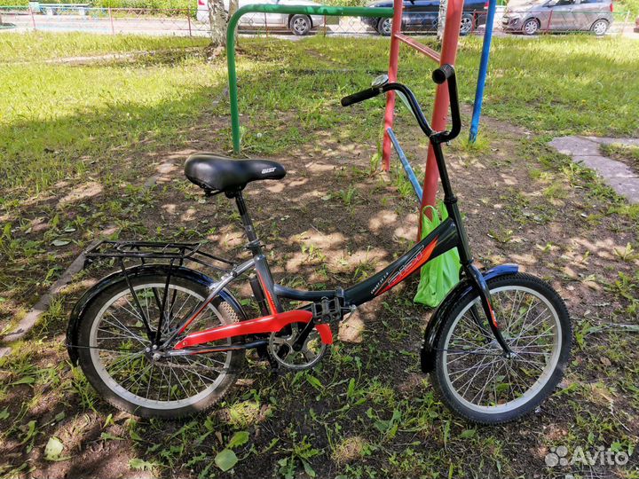 Аист складной велосипед Smart 20 1.0 серый