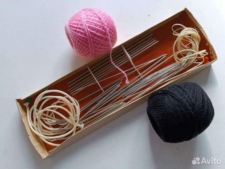Набор вязальный Рукодельница спицы СССР