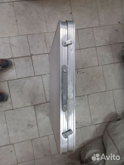 Стол складной с табуретами 120см