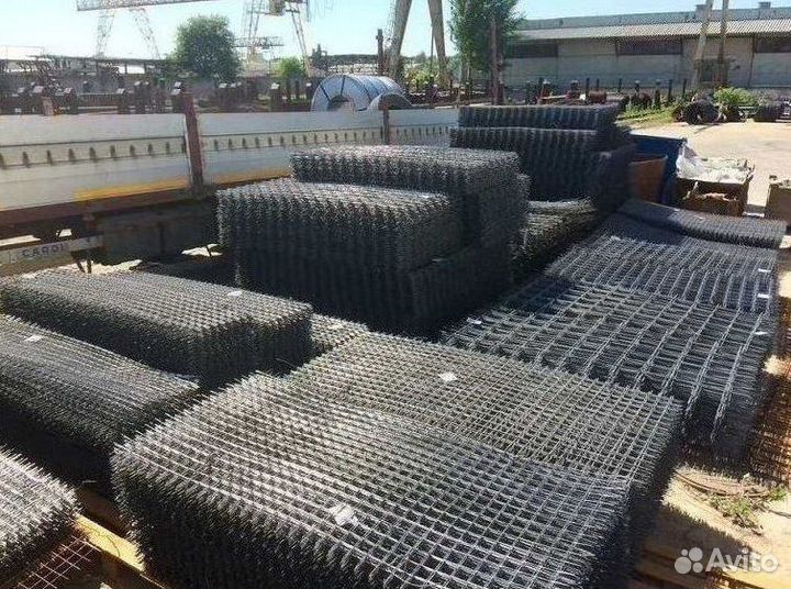 Сетка металлическая сварная, дорожная, кладочная