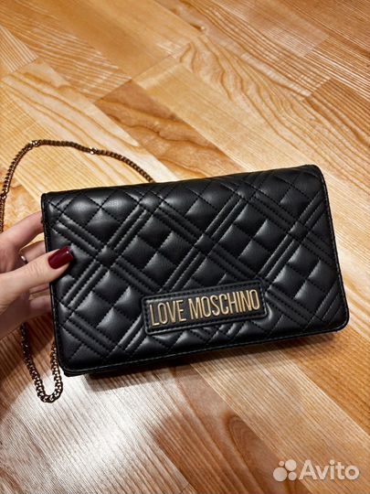 Сумка love moschino черная