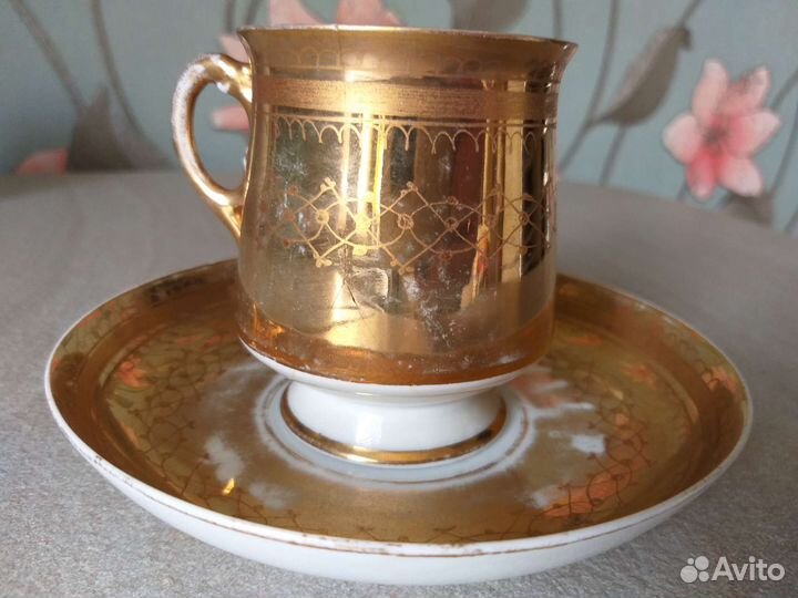 Чайная пара. Кузнецовский фарфор