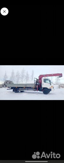 Аренда и услуги манипулятора, стрела 3 т, 8 м, борт 5 т, 5 м