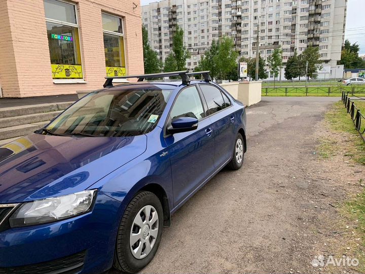 Багажник на крышу Атлант на Skoda Rapid