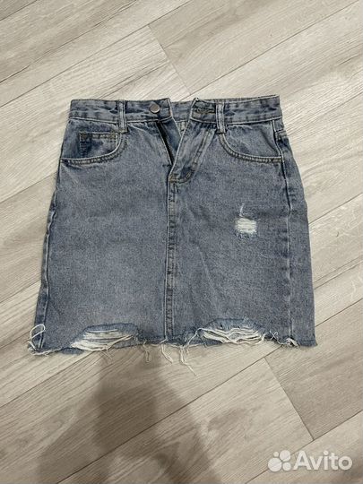 Юбка джинсовая