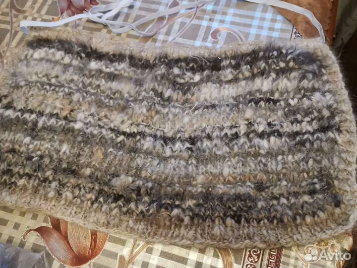 Пояс вязанный из собачьей шерсти