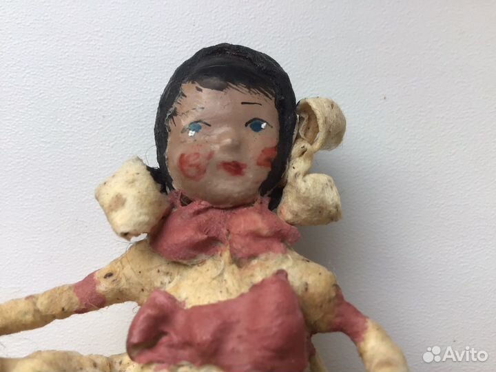 Ватные елочные игрушки старинные