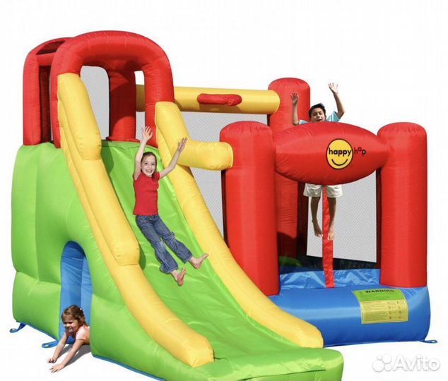 Батут надувной, игровой центр happy HOP 6 в 1