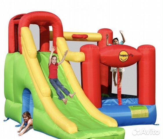 Батут надувной, игровой центр happy HOP 6 в 1