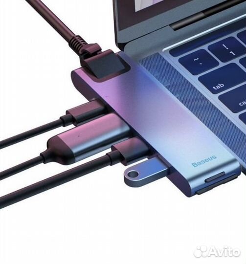 USB-хаб (концентратор, разветвитель) type c Baseus