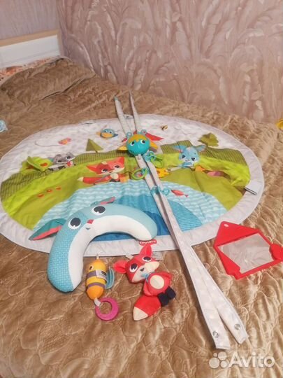 Развивающий коврик tiny love солнечная полянка