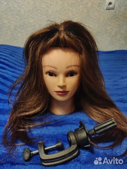 Манекен голова учебная для причесок