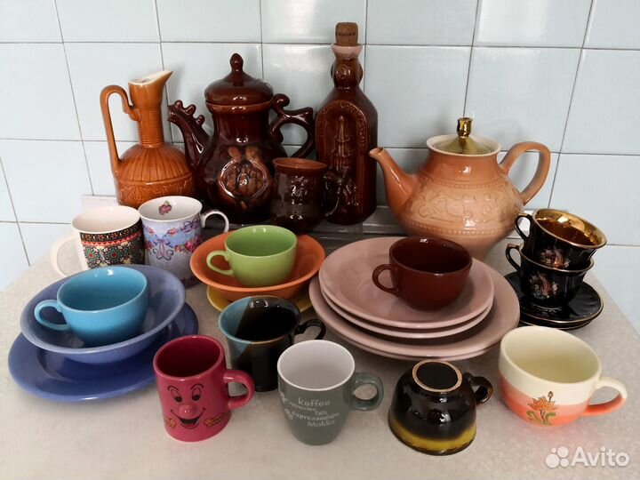 Тарелки Кувшин Салатники (керамика) СССР