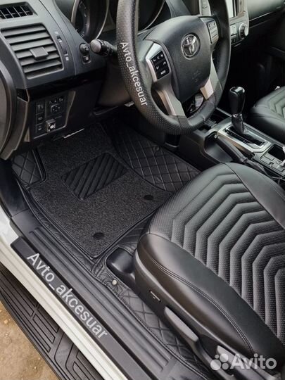 Чехлы Prado 150 - Camry V70 V55 - Rav4 Черные Akc