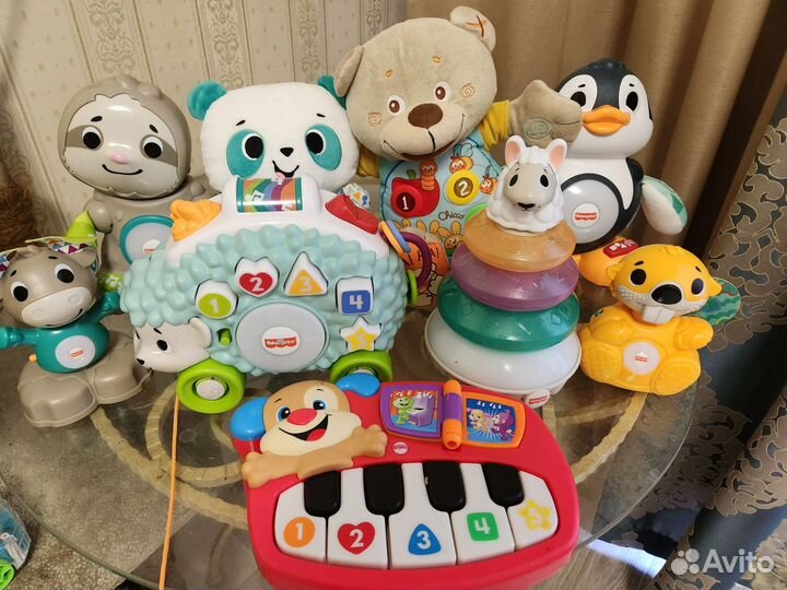Развивающие игрушки fisher price, linkimals