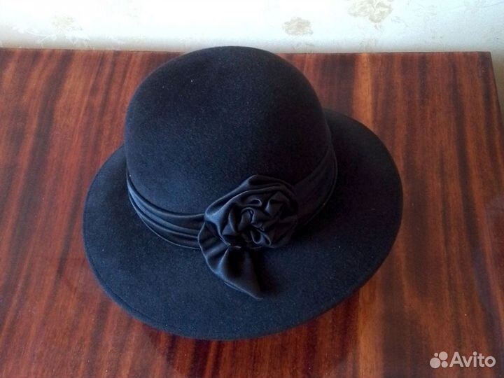 Шляпа фетровая женская