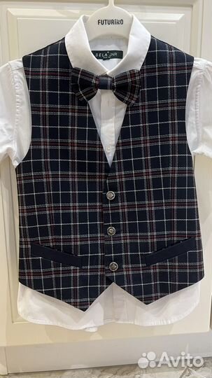 Жилетка школьная для мальчика, 122