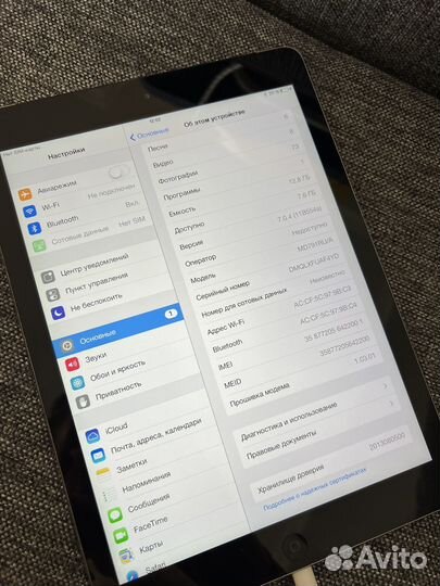 Планшет apple iPad air 16 gb