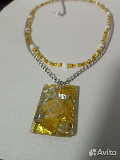 Ожерелье Гео по игре Геншин Импакт